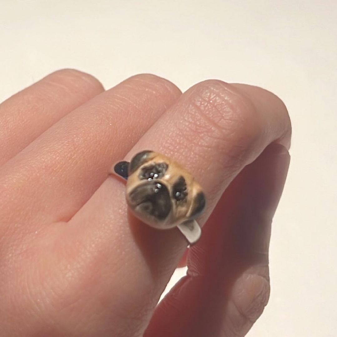 The puppy ring my little sister gave me