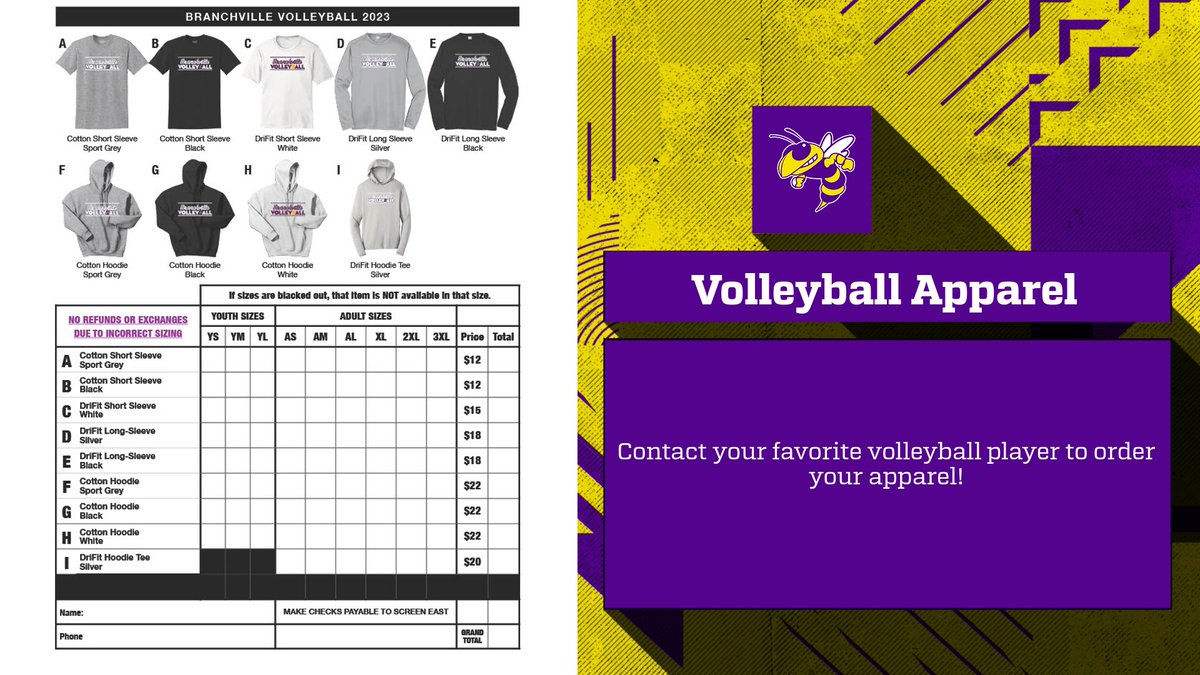 BHS_SportsHive's tweet photo. Volleyball Apparel https://t.co/EFGUGCoVu0