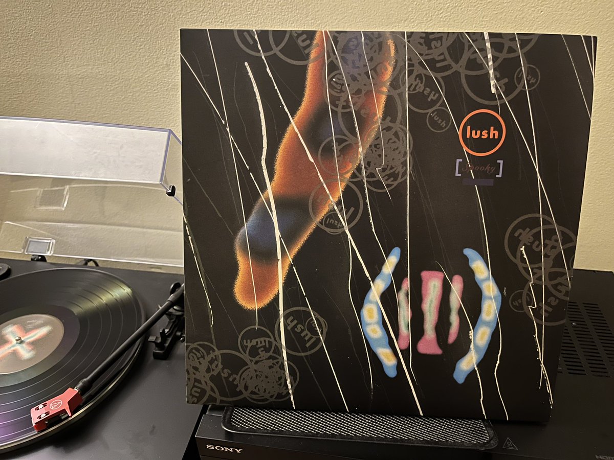 God, this one hits so much harder on vinyl. Beautiful reissue. thx @lushbandtweets @berenyi_miki