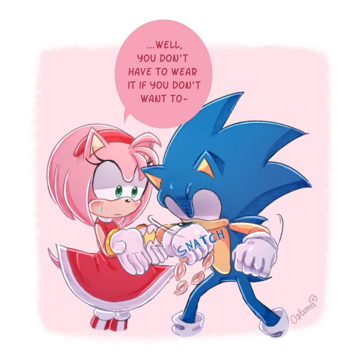 Oatumn🍁// Coms (CLOSED 10/10) on X: He's a little shy #SonAmy