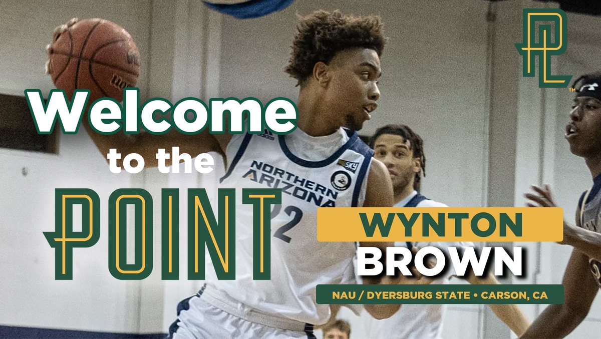 WELCOME TO THE POINT‼️

6’8 F Wynton Brown 

“We are thrilled to add Wynton to our program. He has demonstrated he can play well amongst top competition, and we feel so fortunate to add someone of his size, skill and versatility." 🗣️ <a href="/CoachJDowner/">Justin Downer</a> 

#GoSeaLions x #ThePoint 🟢🟡