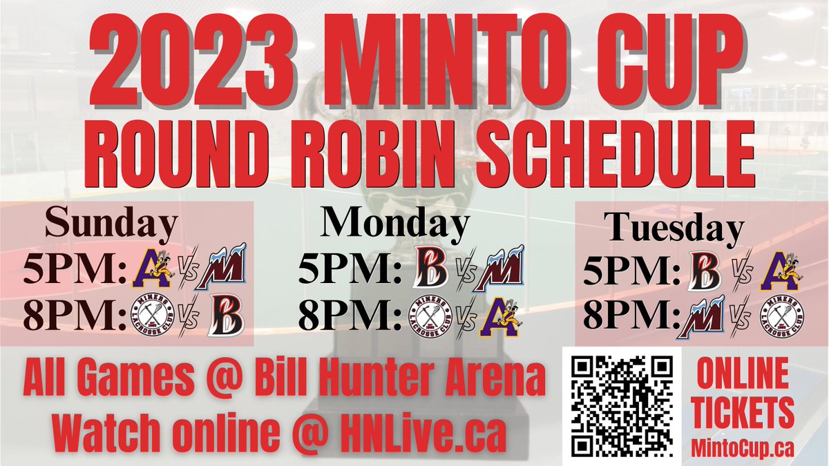 TheMintoCup's tweet photo. Three jam packed days to start the tournament! Ticket packages available on https://t.co/c5iMmaRFwp and you'll also be able to watch on HN Live!

#MintoCup 🏆 #YEG https://t.co/evHC83lcw1