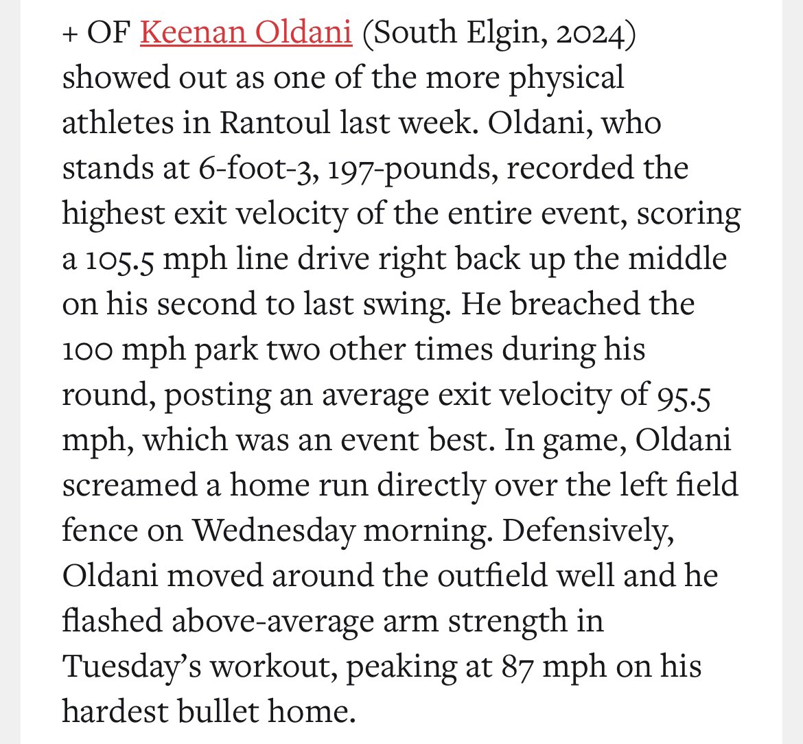Thank you @PBRIllinois for the write up
