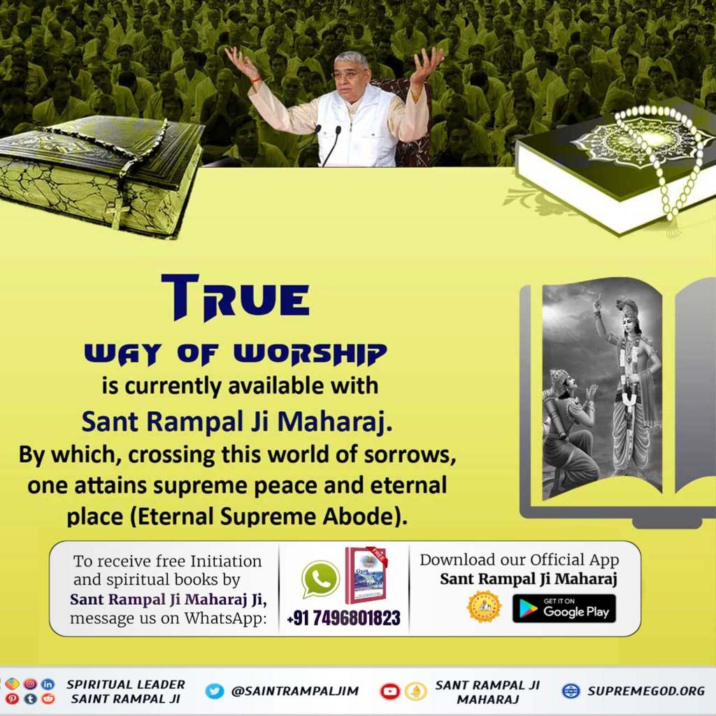 #GodMorningThursday In the present scenario, there are numerous Saints but no one decoded the coded mantras mentioned in our scriptures. Sant Rampal Ji Maharaj not only has decoded the coded religious texts but also has complete knowledge of all the religious books.