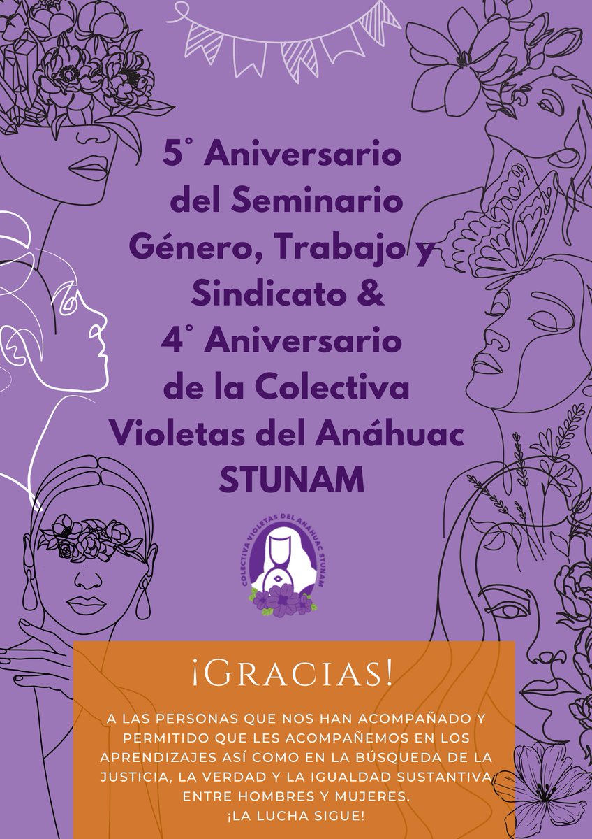 violetastunam's tweet photo. Estamos de fiesta ✨🎉
Gracias a todas las personas que nos han acompañado a través de este largo camino en búsqueda de la igualdad sustantiva 🧡💜
#stunamgenero #TodxsContraLaViolencia #pintandodevioleta #violetasenaccion https://t.co/fnrkCtje7e