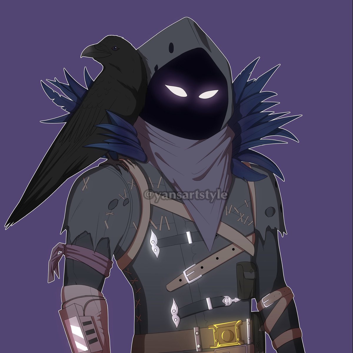 Raven and… A raven?

#Fortnite #FortniteArt #FortniteRaven