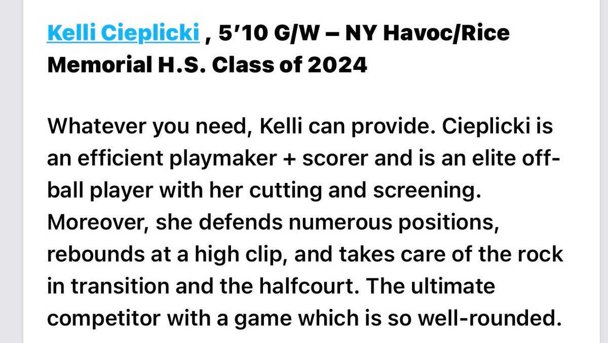 KelliCiep14's tweet photo. Thank you @CQHoopsVT for the write up!! https://t.co/jhUAPCVlwq