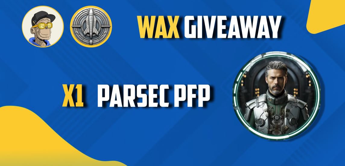 It’s time for a GIVEAWAY 🔥

-1 PFP from the upcoming and exciting Parsec Far Away (60$)

Steps: ✅

1. Follow <a href="/Parsec_game/">Parsec</a> and <a href="/Zzullerr/">Dr. Zzullerr</a> ❤️
2. Like and RT 🔁
3. Tag 3 friends 🫂

#WAXian #WAXP #NFTGiveaway
