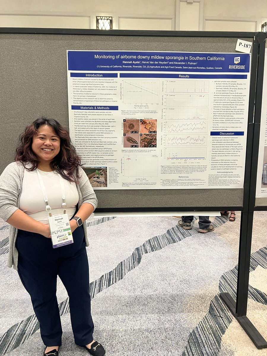 Big thanks to everyone who came by my poster! Very grateful for the opportunity to meet so many great people and learn at #PlantHealth2023