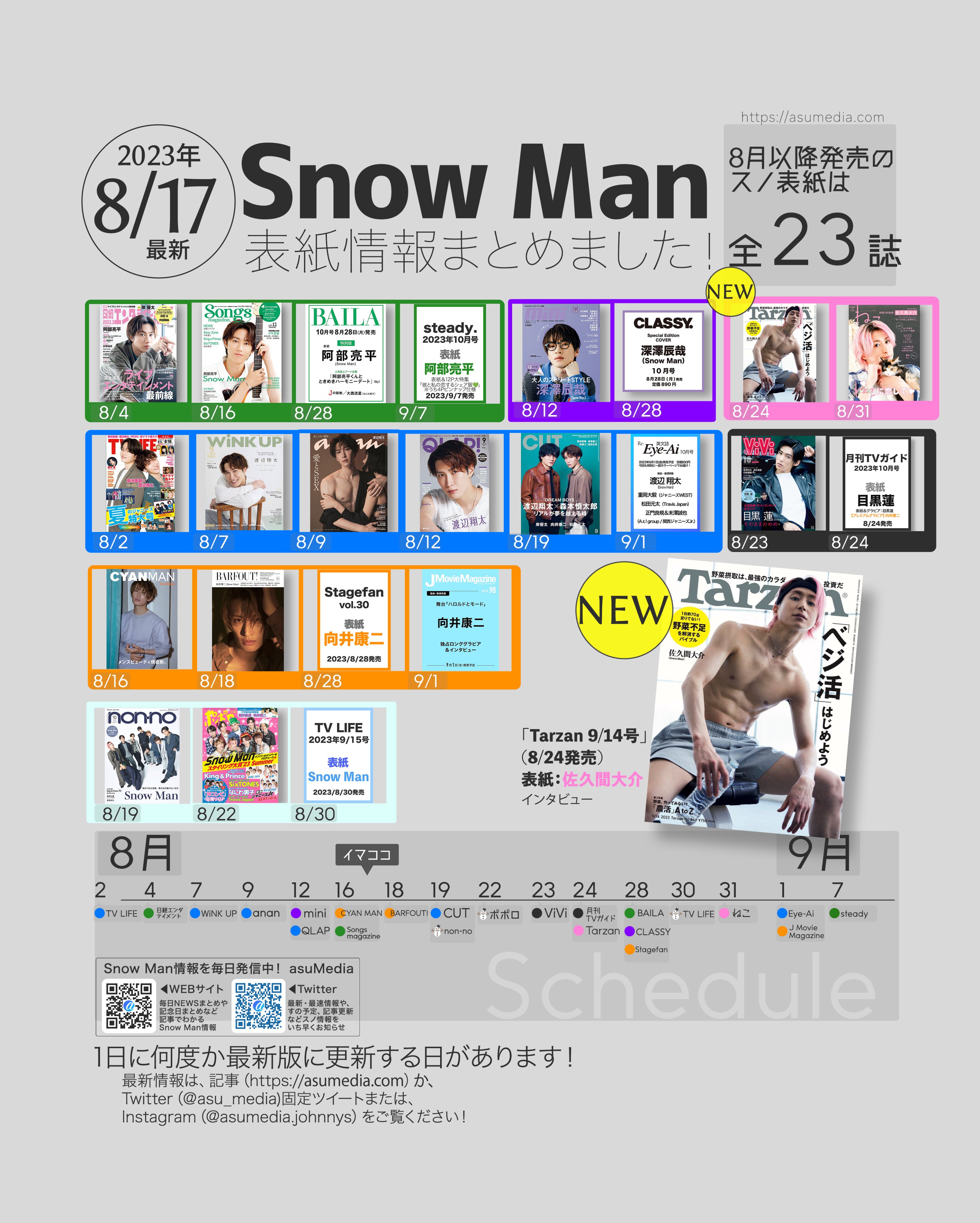 スノ情報⛄asuMedia｜Snow Man最新情報をお届け！ on X 