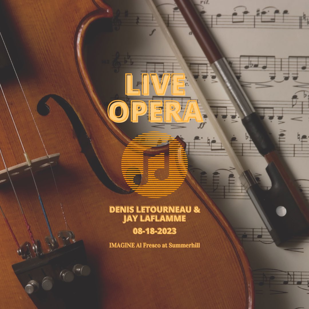 summerhillwine's tweet photo. 🎺🎶🎻♬ We are pleased to have the musical stylings of Denis Letourneau and Jay Laflamme delight our evening diners on Friday August 18. Come and join us for dinner and a show!
#kelownaevents #livemusic https://t.co/fZkiYaPkMF