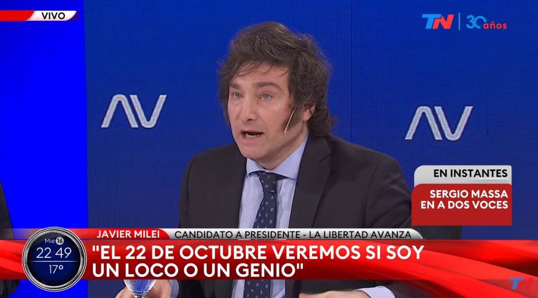 ElTrumpista's tweet photo. 🚨Milei: "La NASA tiene 17.000 empleados, el CONICET tiene 35.000, no sé.. pero a mi me parece que no se condice la productividad, creo que la NASA hace un poquito más" https://t.co/XCd6GRoK5T