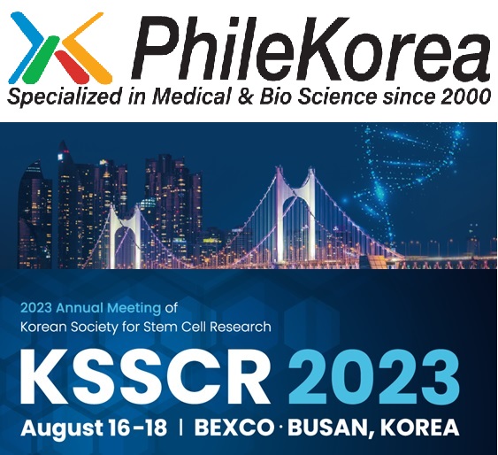 1stPhilekorea's tweet photo. 부산 벡스코에서 8월 16일부터 18일까지 #한국줄기세포학회 연례#학술대회가 열리고 있습니다.
#필코리아부스에서 줄기세포와 재생의료에 필요한 Tool과 정보를 얻어가시길 바랍니다.
The #KSSCR 2023 is held in #Busan #BEXCO
#3Dculture #Celvivo #Denovix #Azure #NEB #celldrop #exosome #IZON https://t.co/oUI29Nd85j
