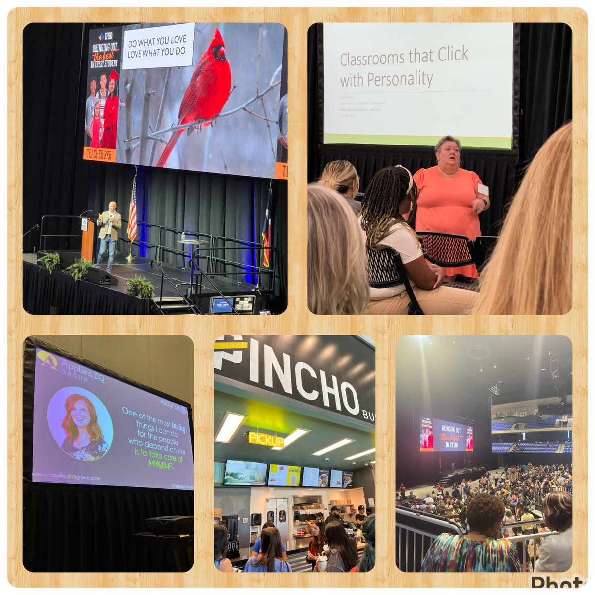 Great speakers and sessions to focus on what you love, your mental health, and focus on “one more.” @CyFairISD @CFISDAndre @CFISD_ELAR2_5 #LeopardsLEAD #2ndtoNone #cfisdelarpd @educationhall @DrSunniWinkler