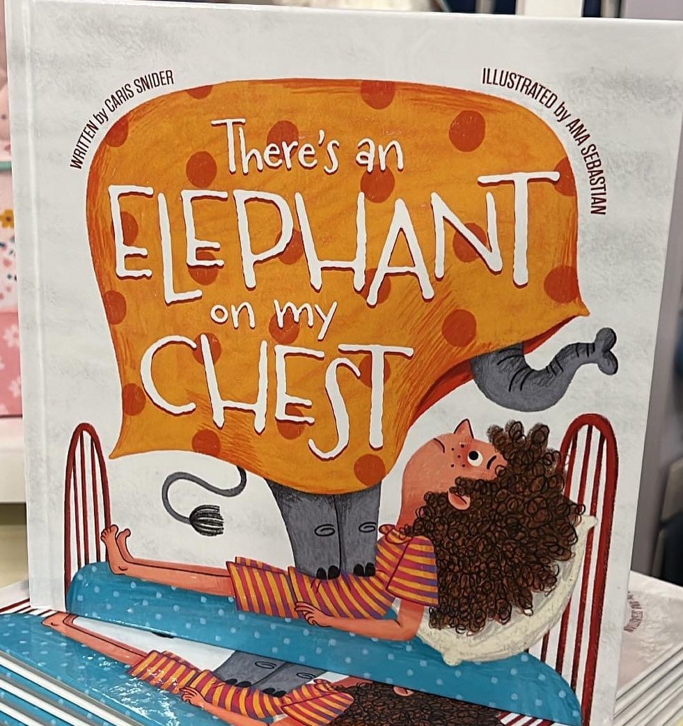 Author <a href="/caris_snider/">Caris Snider</a> visited us at <a href="/EastElemCCS/">EastElementary</a> today and read her new book “There’s an Elephant on my Chest”. We learned about the writing process and what it is like to be an author! 📖