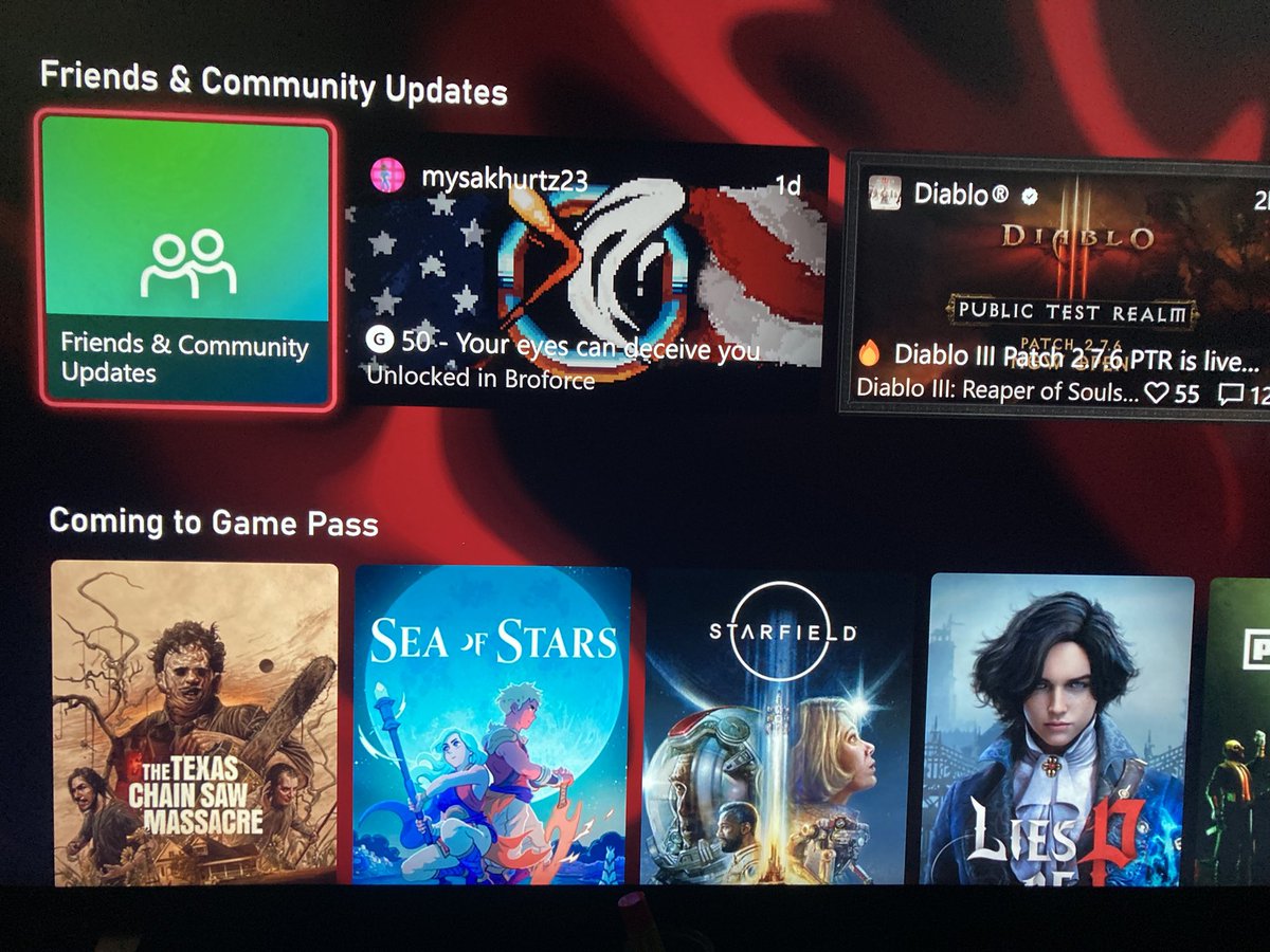 I want the Home Screen to feel like mine, not a giant advertisement telling me to buy shit.. the one thing out of all of it is the Trials tab, thats it. #xbox #XboxGamePass #update anyone else feel this? <a href="/SpawnWaveMedia/">Spawn Wave</a> <a href="/ModernVintageG/">MVG</a>