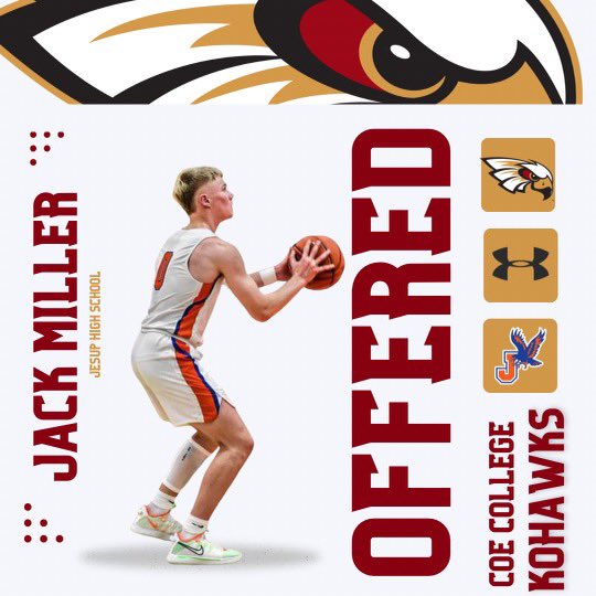 After a great visit with <a href="/CoachPayan/">John Payan</a> and @CoeCoachMartin <a href="/coachbundy21/">Kevin Bundy</a> I am excited to receive an offer from Coe college!
