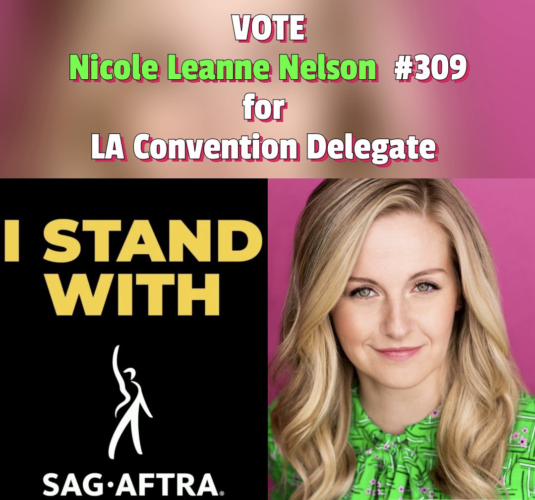 nixnel's tweet photo. #sagaftra members: I’m your candidate for LA Convention Delegate. I work as a SAG-AFTRA Actor, Stand-In, Voiceover Artist, and Background Artist. I’ve served on the Stand-In Committee. I’ll fight for EVERYONE’S interests, bc I’m every part of the union, and everyone matters here. https://t.co/b0008Vh1KA