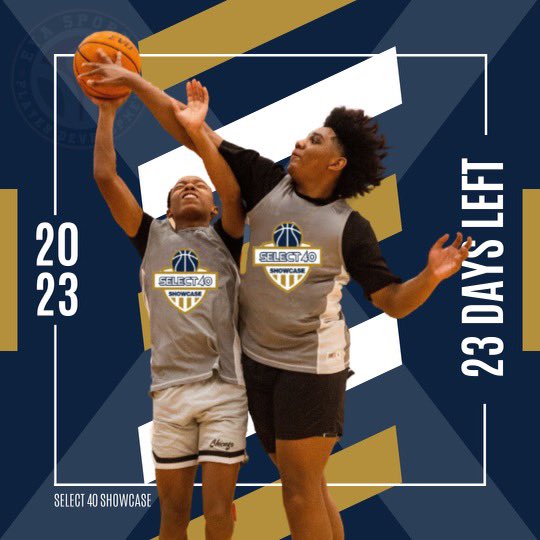 We have 23 days to go until the 2023 boys Select 40 National Showcase hosted by @EyaHoops More invites have been sent! If you looking to be evaluated to be selected Submit your information below! form.jotform.com/232023994536055