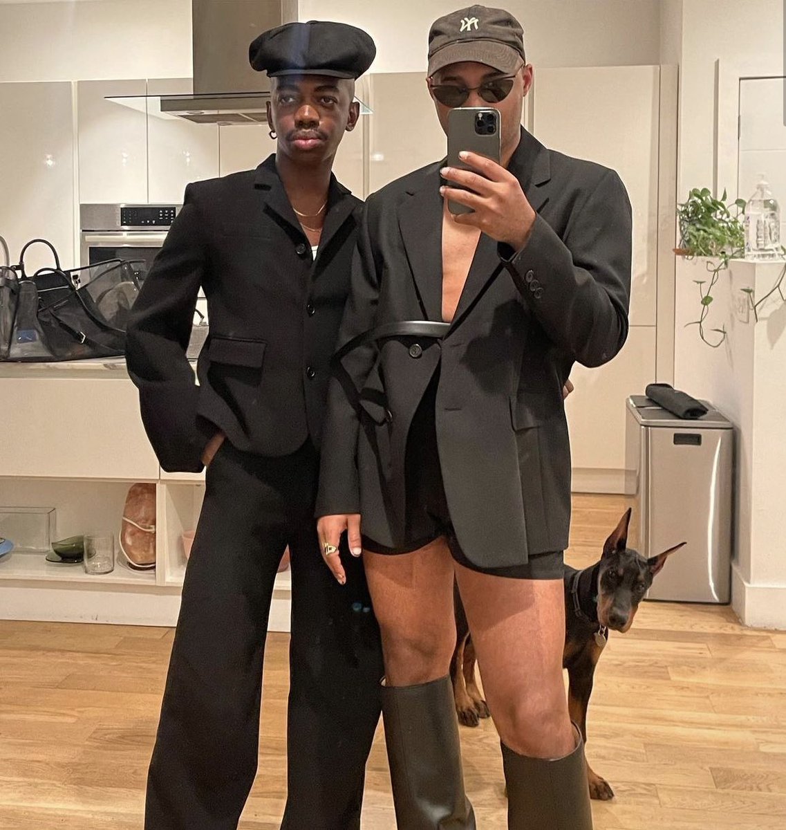 truthspeaker02's tweet photo. Another Black gay designer with a Black partner, they compliment each other so well 😍 https://t.co/U3gDKZKjui