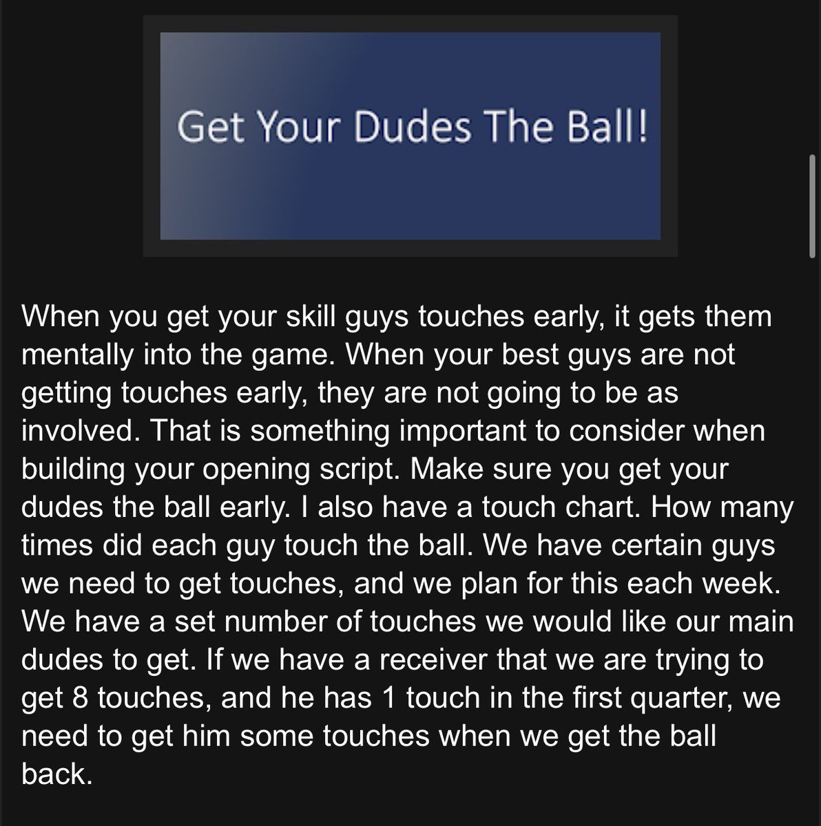 coachvint's tweet photo. Every OC wants to score every time you have the ball. Here are five keys to being more successful on offense this season. These five keys will help you score more points. https://t.co/Ueee1MXNYl https://t.co/gm0p89HB0O