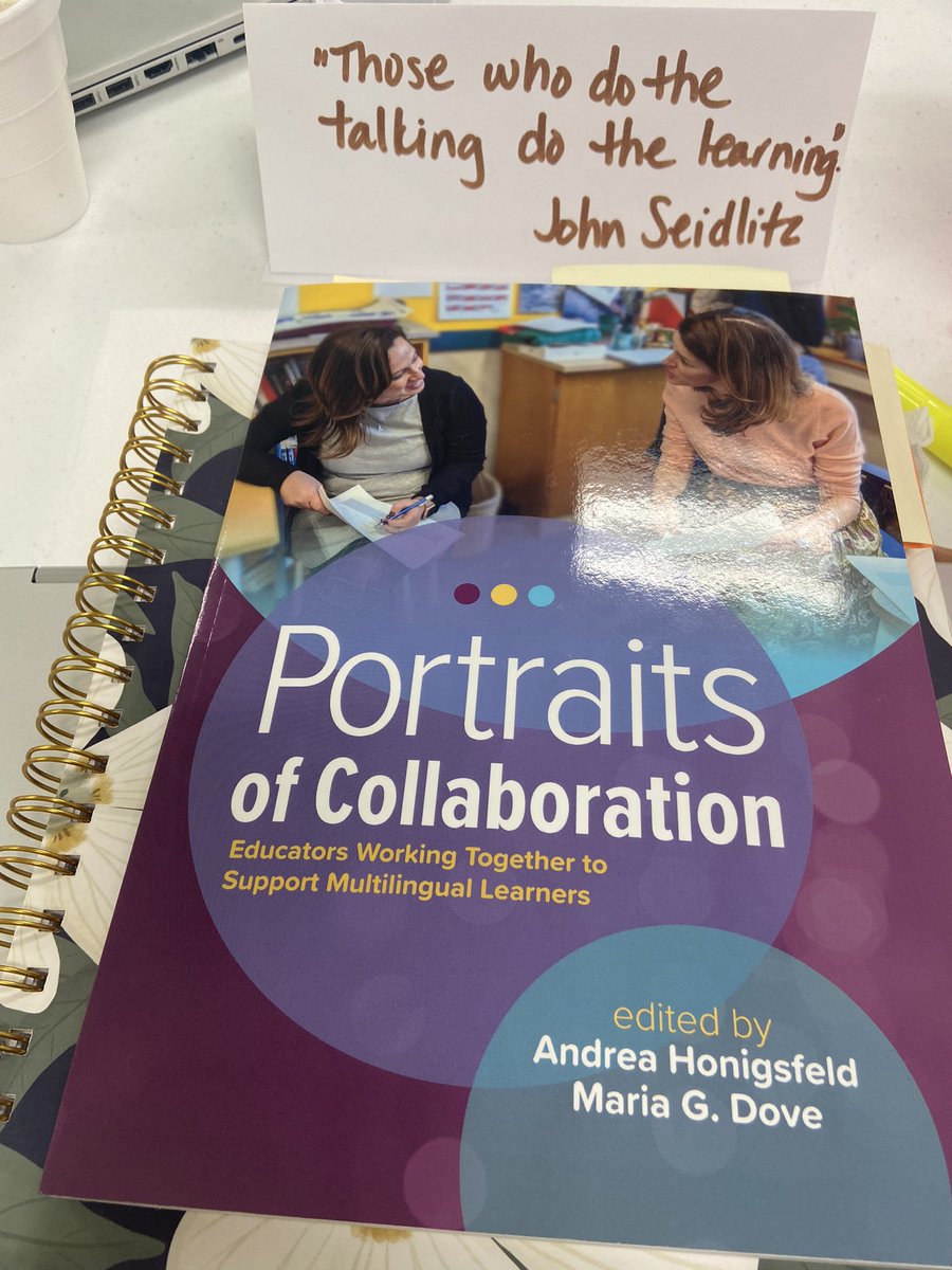JennyVo15's tweet photo. @AndreaHonigsfel, look what our training was about today! #portraitsofcollaboration for @ILTexasSchools academic teams with @SallyBarnesTX of @Seidlitz_Ed ! @ValentinaESL , as a former campus ESL specialist, your chapter really resonated with me! https://t.co/Az3qKG0RN8