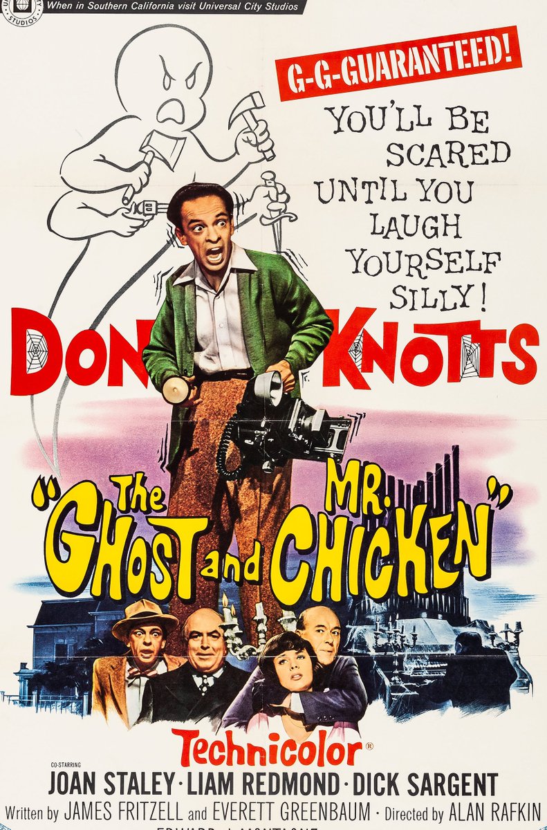 The Ghost and Mr. Chicken  #DonKnotts
#comedy #horror #film #movie #posters #poster 
#Gremlins #ZachGalligan #JoeDante #ChrisColumbus #PhoebeCates