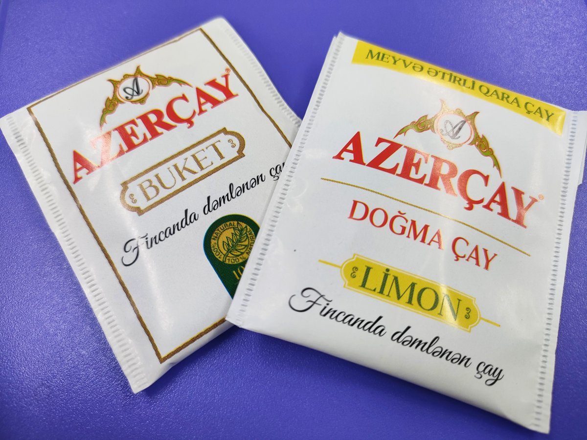 アゼルバイジャン 紅茶 2個セット ベルガ Berqa チャイ アゼルバイジャン 🇦🇿の紅茶、アゼルチャイです☕️ レモン🍋やイチゴ