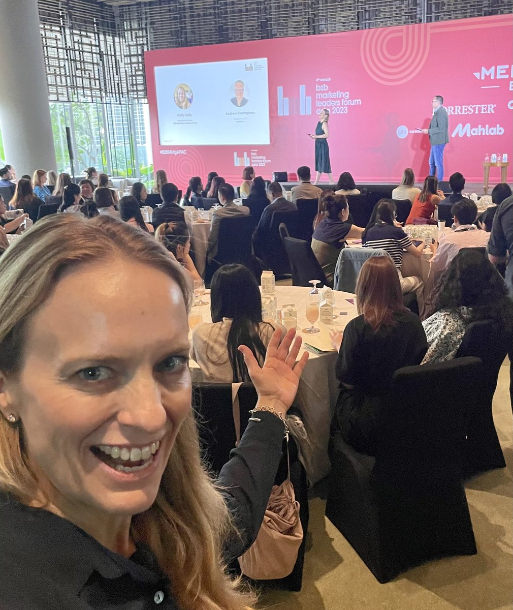 Enjoyed speaking at #b2bmktgapac #Singapore about what we’ve done at @sap around #influencermarketing