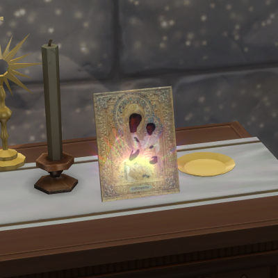 Dovelette_Sims's tweet photo. Really so special and incredible to make such an item and with such a powerful motive effect @MedievalSims4, thank you for the holiness!

https://t.co/SP20YETqfm https://t.co/LoM2ck74h9