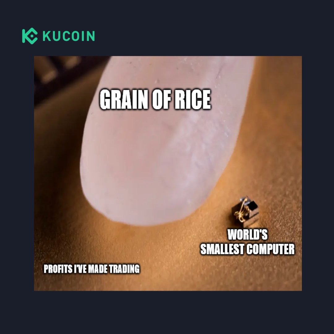 kucoincom's tweet image. It ain&apos;t much, but it&apos;s honest work.