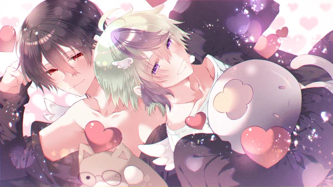カズキ様と天蘭様(*˘︶˘*).。.:*#そらんみゅーじあむ #ね絵ちょうだい#Secret_xxx 
