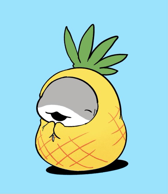 「果物 パイナップル」のTwitter画像/イラスト(新着)