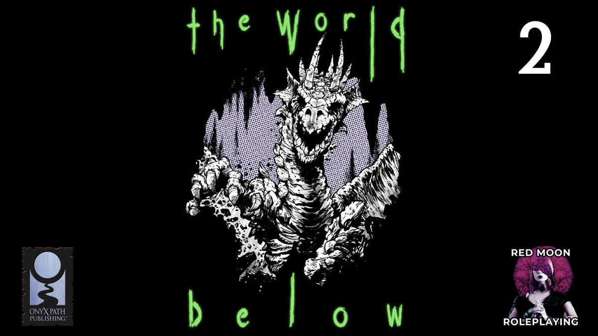 Having narrowly escaped the twisted cultists, our protagonists continue their journey. "The Serpent God's Fangs" for <a href="/TheOnyxPath/">Onyx Path Publishing</a>'s "The World Below" continues with <a href="/VeeIsForVampire/">bsky.app/profile/veeisforvampire.qcg.socia</a> from <a href="/QueensCourtRPG/">Queen's Court Games</a> and @DawkinsMP.

Episode is right here:
youtu.be/UtcsUWLTpoA