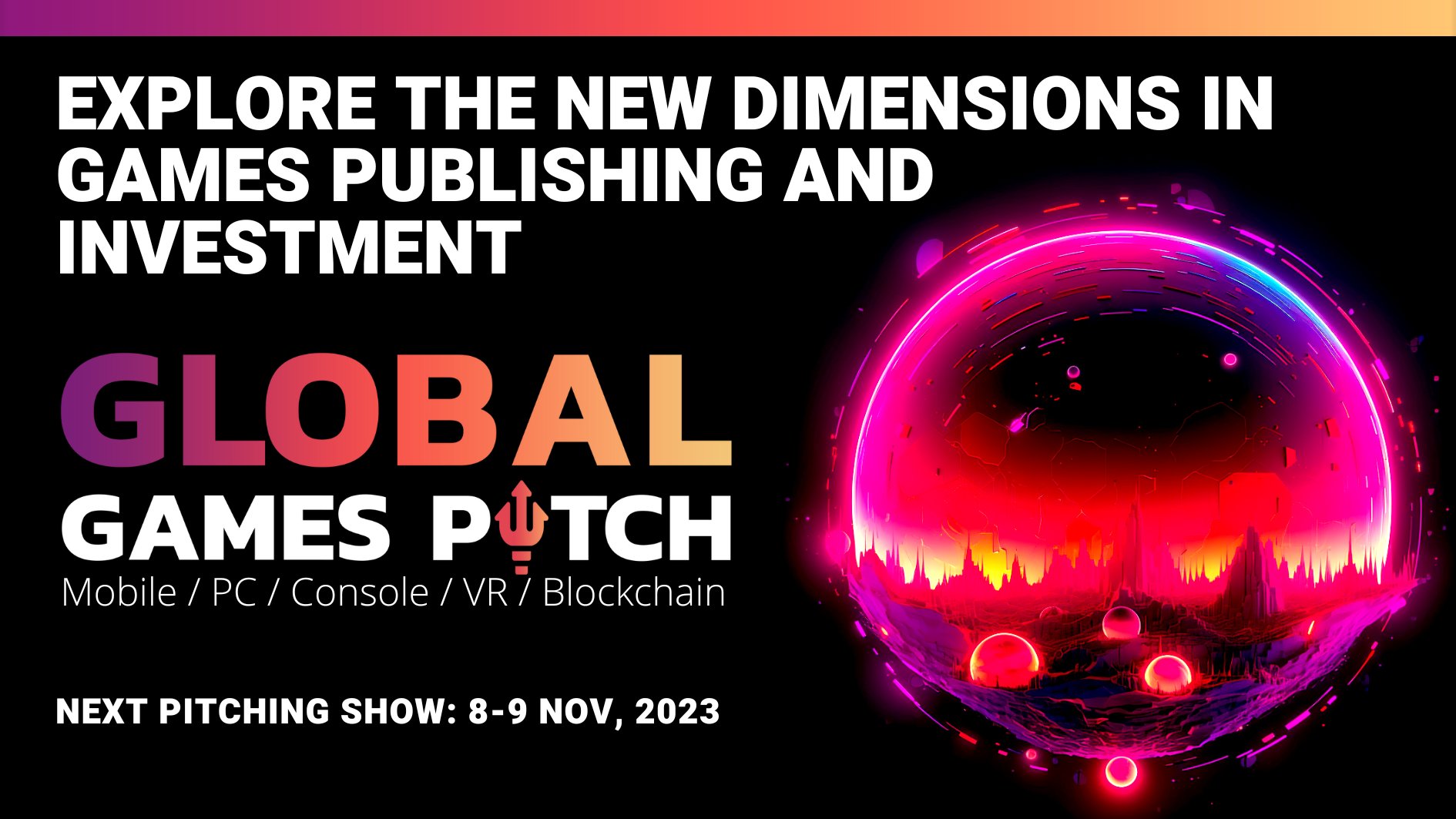 Poki supports Global Games Pitch as Gold Sponsor. Create the