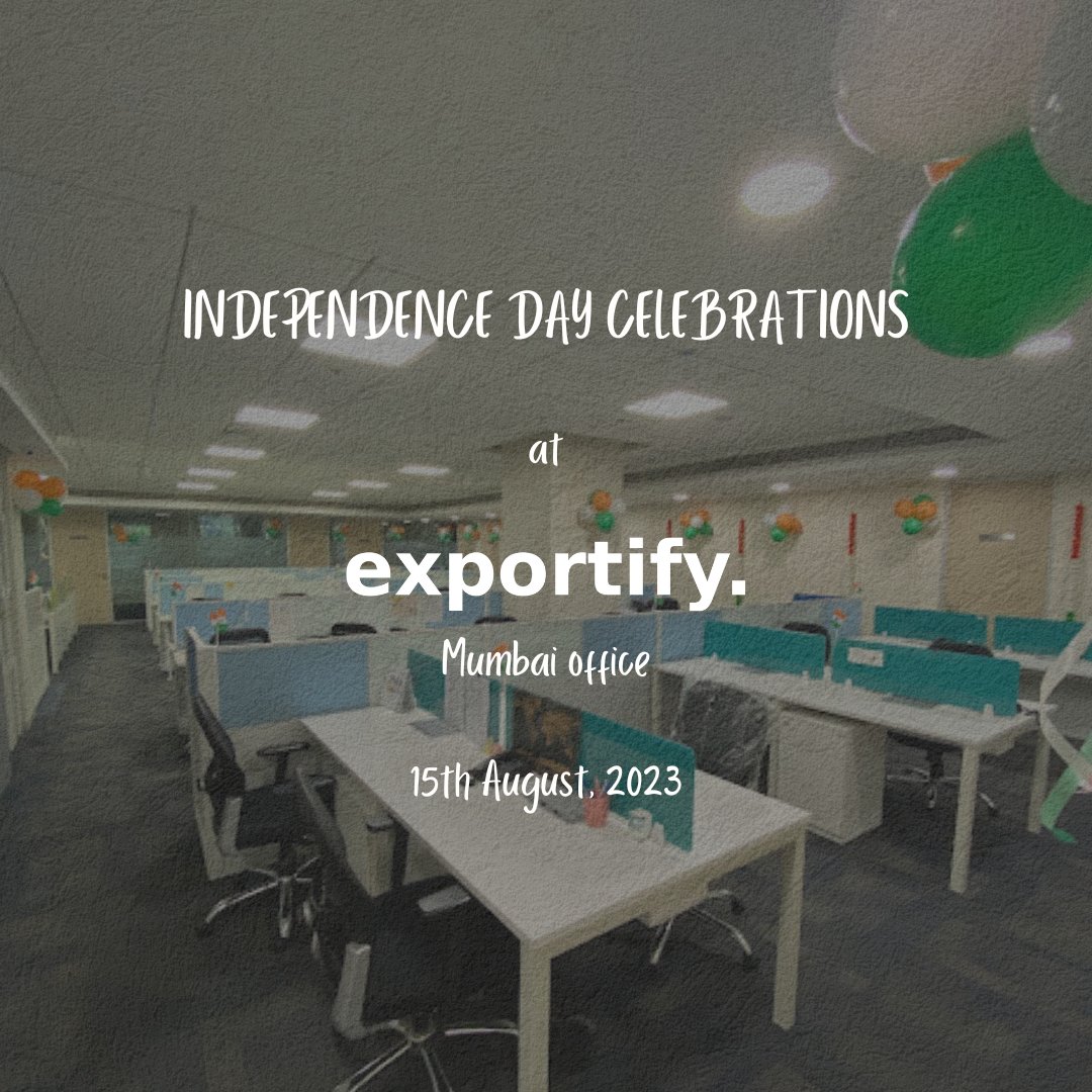 xportify's tweet image. Celebrating independence, growth, and collaboration with our incredible team! 
#Exportify #ExportifyYourBusiness #IndependenceDay2023 #IndependenceDay #JaiHind
