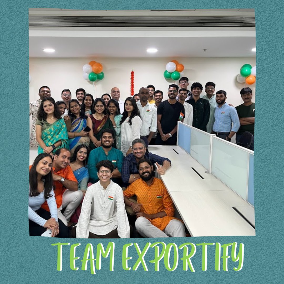 xportify's tweet image. Celebrating independence, growth, and collaboration with our incredible team! 
#Exportify #ExportifyYourBusiness #IndependenceDay2023 #IndependenceDay #JaiHind
