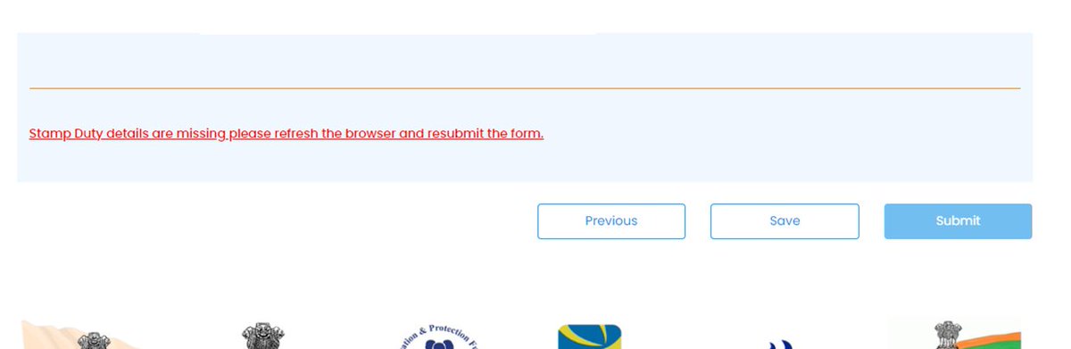 tax_dey's tweet photo. Ticket ID FO_202308171059750
SRN AA3978697 
Unlogic ally error occurring , Stamp duty is not fetching properly and that is why form Part B not submitted , You people why open the Portal if not interested to work properly.Clearly say to CA/CS/CMA don't need to do work
@MCA21India https://t.co/e1MFMZIBRi
