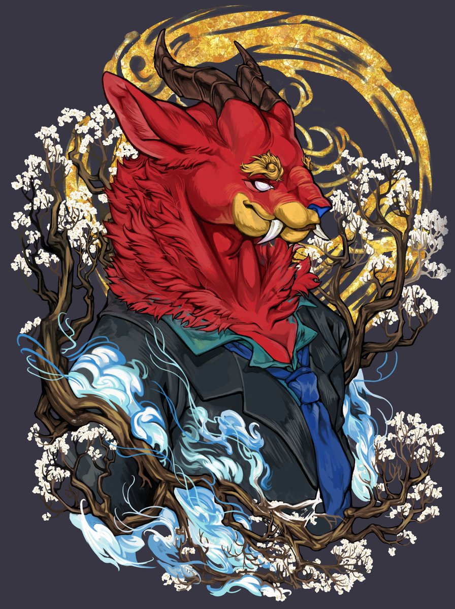 MauShangWang's tweet photo. Reposting with darker background
i am in love with this
🎨: ChaosLeaf

#fudog #foodog #pixiu #FengShui #komainu #Guardian https://t.co/eLvT3EQKqu