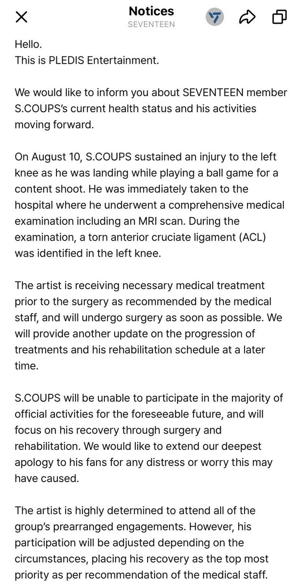 chamhorangie's tweet image. makin sedih😭😭😭 ternyata seungcheol update wv pas dia lagi sakit🥺 get well very soon sayang🤍🤍🤍 #GetWellSoonScoups