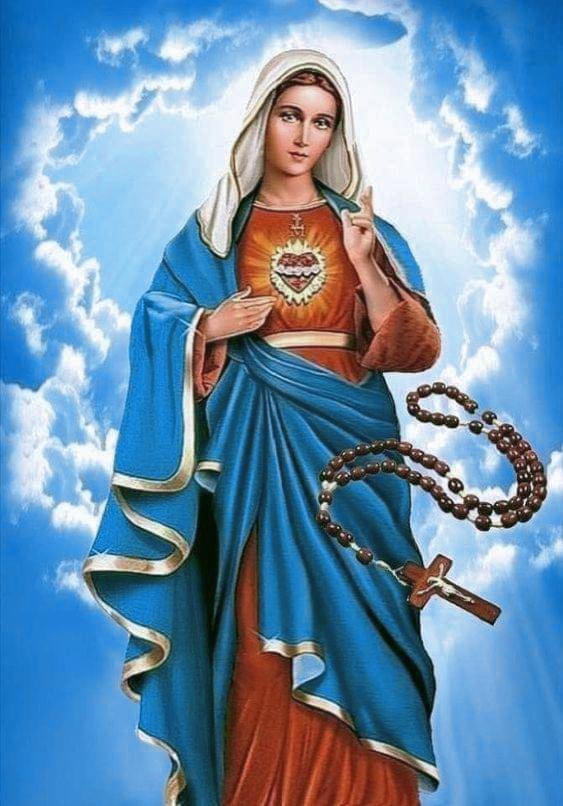 Mary, Queen of Most Holy Rosary,
Pray for us! 🙏✝️🌹🕊️