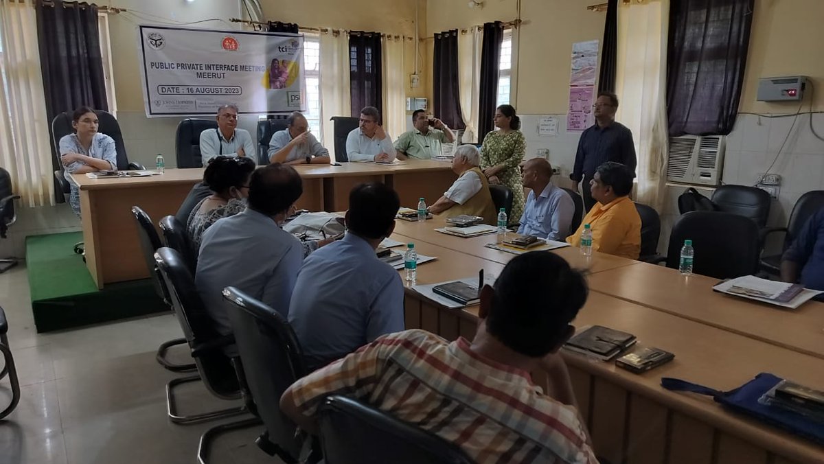 Public private interface meeting conducted under the leadership of CMO Meerut lead the meeting
The objective is to increase Family planning services in private hospitals reporting in HMIS Portal. Meeting was facilitated by PSI India team and 43 private hospital have participated