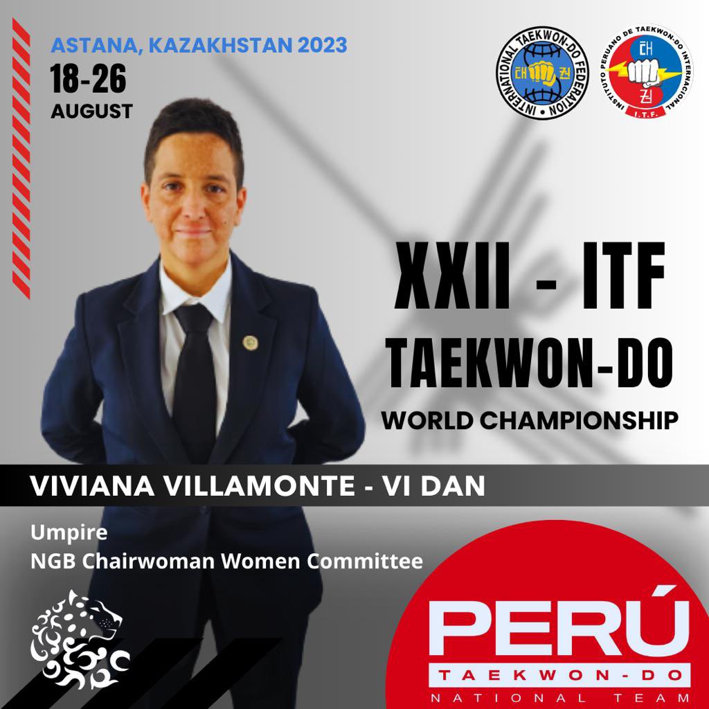 IPTITKD's tweet photo. Perú presente en el 22 Campeonato Mundial de Taekwon-Do ITF, en Astana - Kazajistán. 
Conoce a los Oficiales de Perú 🇵🇪 
#onthewaytoastana #taekwondoitfperuipti #iptitkd https://t.co/dTW1TujYIW