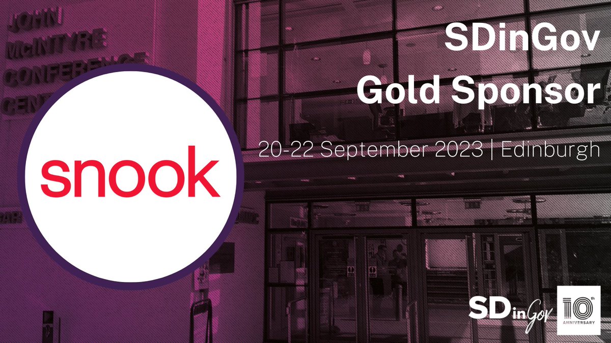 SDinGov's tweet image. #SDinGov is proud to be sponsored by @wearesnook  

Snook is a user-centred design agency built to help people and the planet thrive with over a decade of experience designing sustainable services

Find out more about Snook and our other sponsors here: govservicedesign.net/sponsors