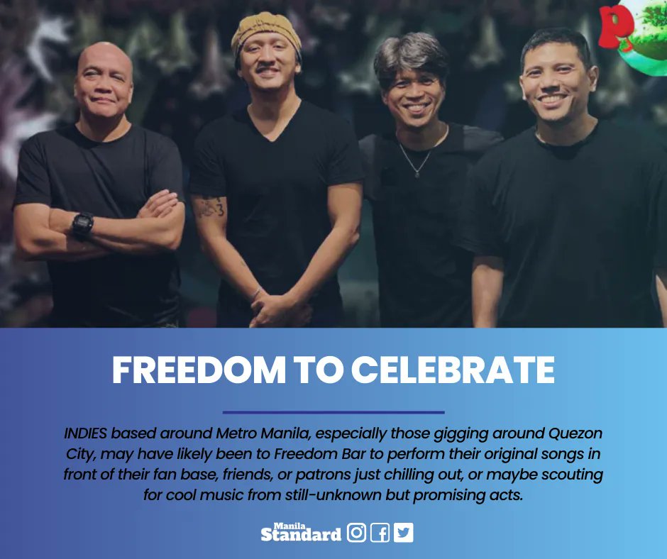 mnlstandardph's tweet photo. Yes, that one on Anonas Street in Project 2, not really far from the arguably more famous 70s Bistro which can also be found along the same street.
#ManilaStandard #MSNews #MSEntertainment #Anonas #Indie #FreedomBar
READ MORE:
https://t.co/DwE85Z03Jq https://t.co/ynmu7wb9wt