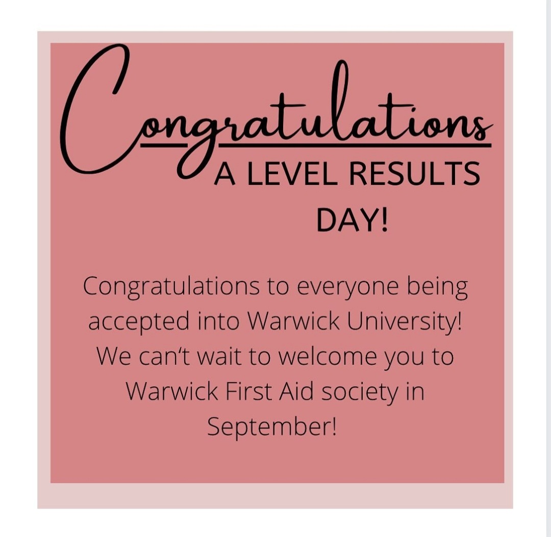 Warwick First Aid Society tweet media
