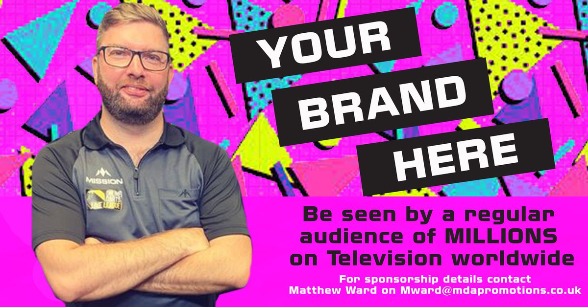 MDAevents's tweet photo. Fancy sponsoring a comedian?

If the answer is YEAH BABY!! get in touch with us for more details.

@Evz180 is on the rise in the PDC ranks, and you can get on board with his journey!

Contact mward@mdapromotions.co.uk for more information 👍🏻 https://t.co/LlWsX1sWZP