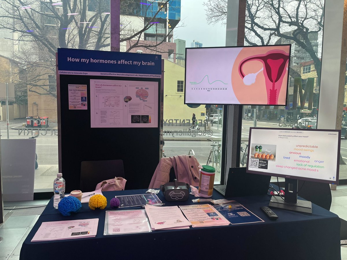 NEuRoDevelopment & Youth Mental Health (@nerd_cymh) on Twitter photo 🔬Exciting day at the UoM Science Festival <a href="/UniMelb/">University of Melbourne</a> ! Sharing our research on how hormones affect our brains with high school students and fellow researchers. It’s been such a cool experience! 🧠🤩 🔬Exciting day at the UoM Science Festival <a href="/UniMelb/">University of Melbourne</a> ! Sharing our research on how hormones affect our brains with high school students and fellow researchers. It’s been such a cool experience! 🧠🤩