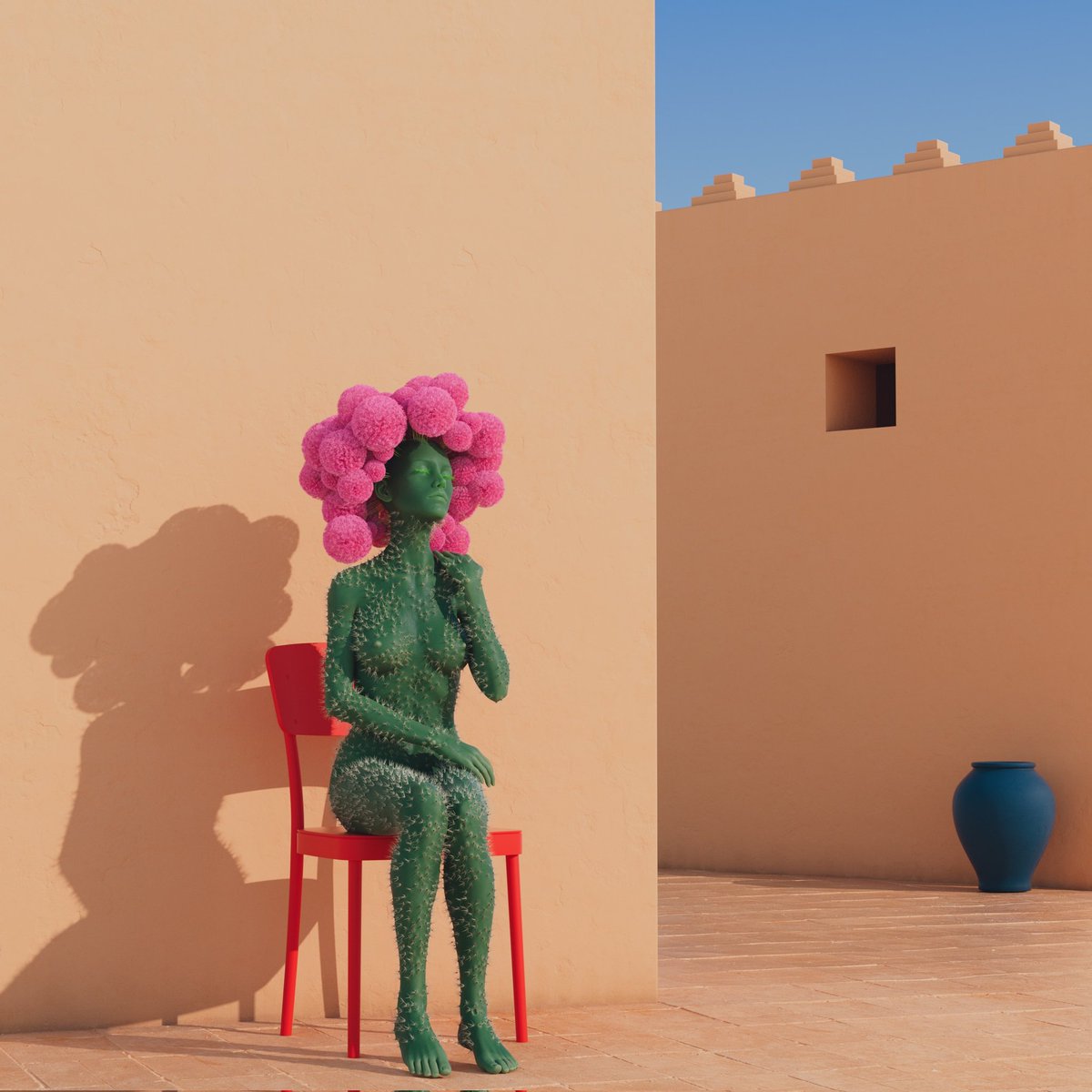 "Serenity"
#3dart #digitalart #minimal #surrealart