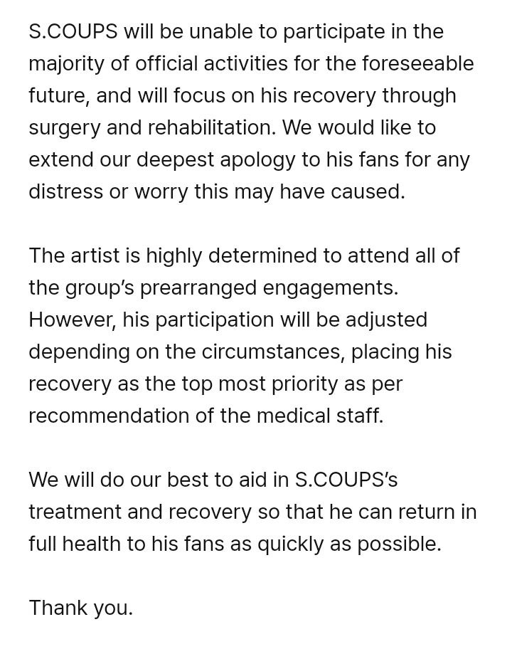 Amreena_'s tweet photo. Get well soon seungcheol 🥹💎❤️
#getwellsoonscoups #SCOUPS #seungcheol https://t.co/dH35IFV2Ob